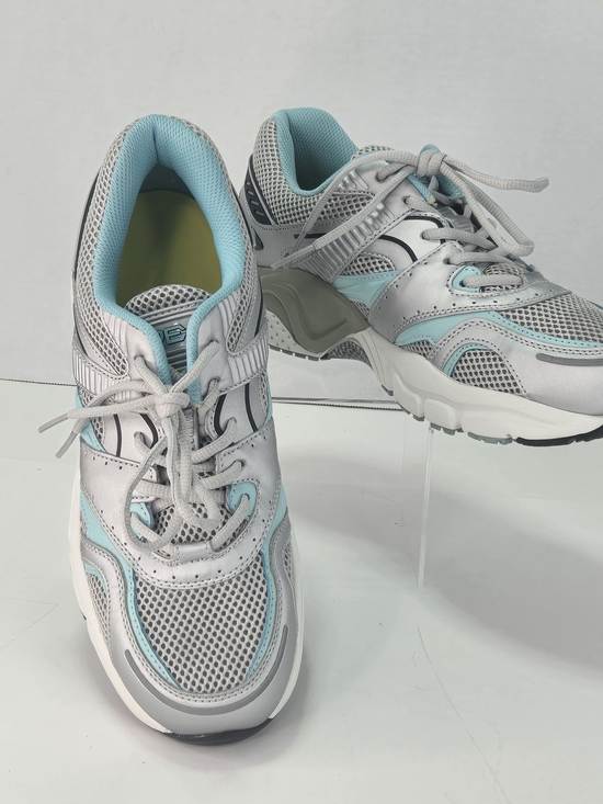Apex Shoes - Apex X527 Women's Light Blue Gray Walking Athletic Orthopedic Sneakers Size 10 W